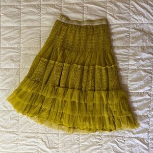 Maeve by Anthropologolie tulle skirt
